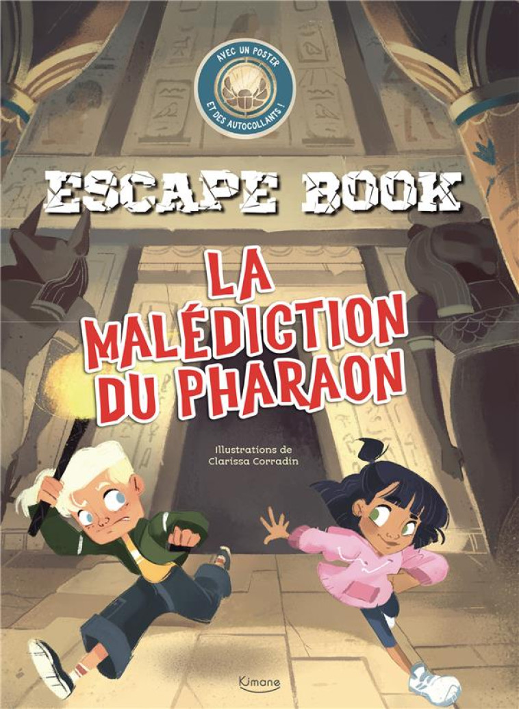 LA MALEDICTION DU PHARAON- ESCAPE BOOK - COLLECTIF - KIMANE