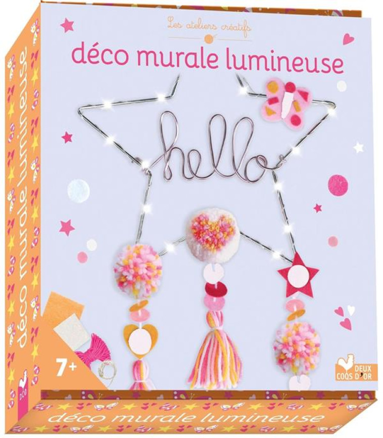 DECO MURALE LUMINEUSE - COFFRET AVEC ACCESSOIRES - HUMBERT VIRGINIE - HACHETTE