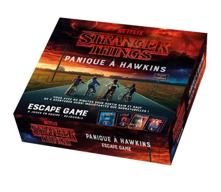 COFFRET ESCAPE GAME STRANGER THINGS - PANIQUE A HAWKINS - SAINT-MARTIN GILLES - NC