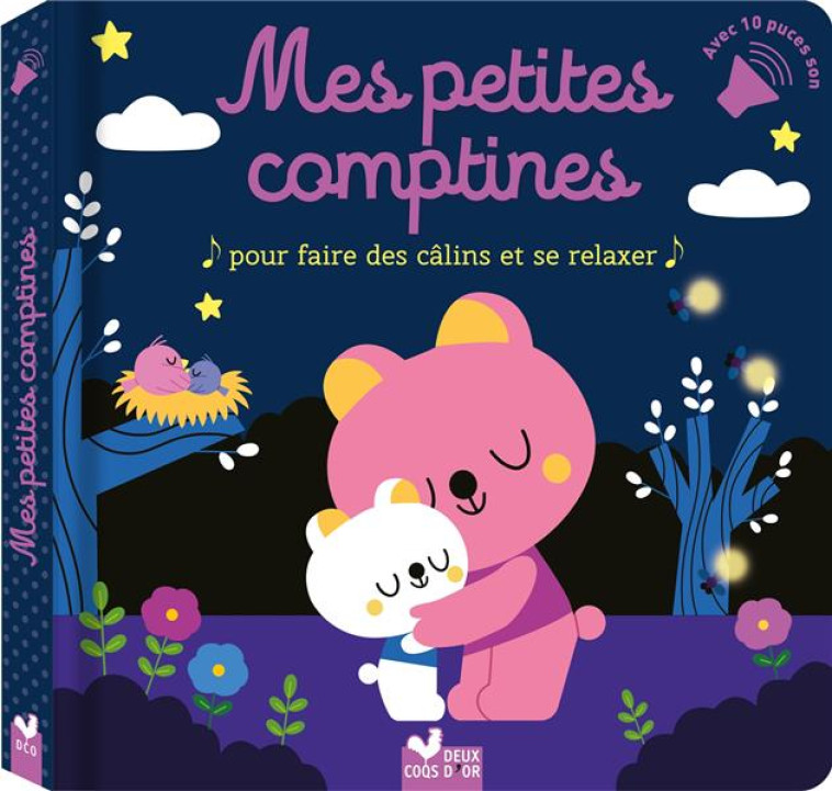 MES PETITES COMPTINES POUR FAIRE UN CALIN- LIVRE AVEC PUCES SONORES - XXX - HACHETTE