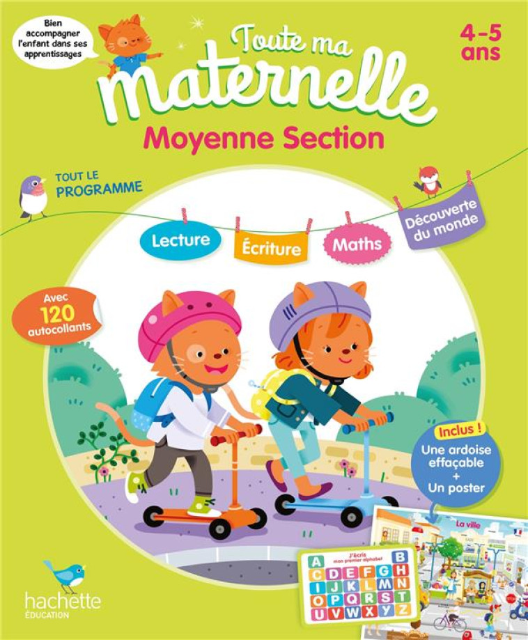 TOUTE MA MATERNELLE- MOYENNE SECTION 4-5 ANS - BLANDINO GUY - HACHETTE