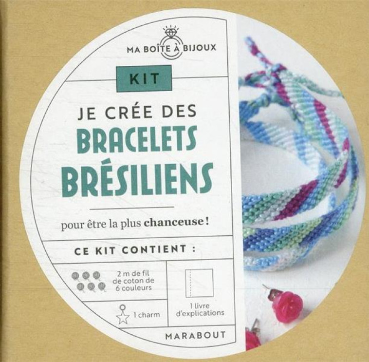 KIT BRACELETS BRESILIEN - COLLECTIF - MARABOUT