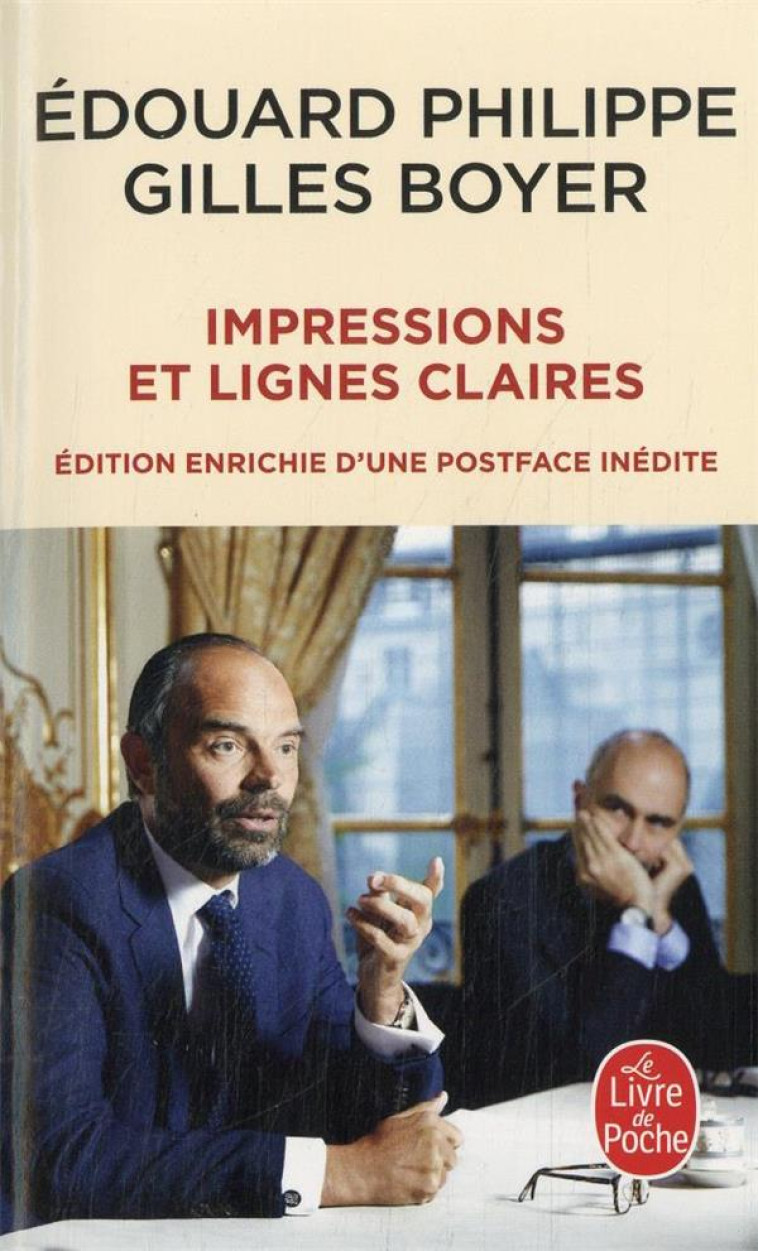 IMPRESSIONS ET LIGNES CLAIRES - PHILIPPE/BOYER - LGF/Livre de Poche