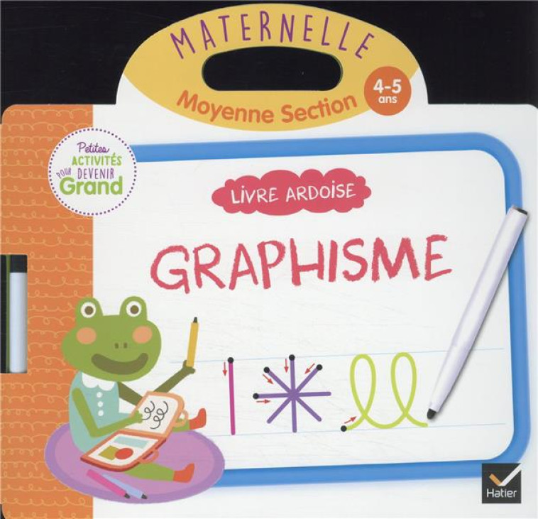 LIVRE ARDOISE GRAPHISME MS - MORNET/BELONIE - HATIER SCOLAIRE