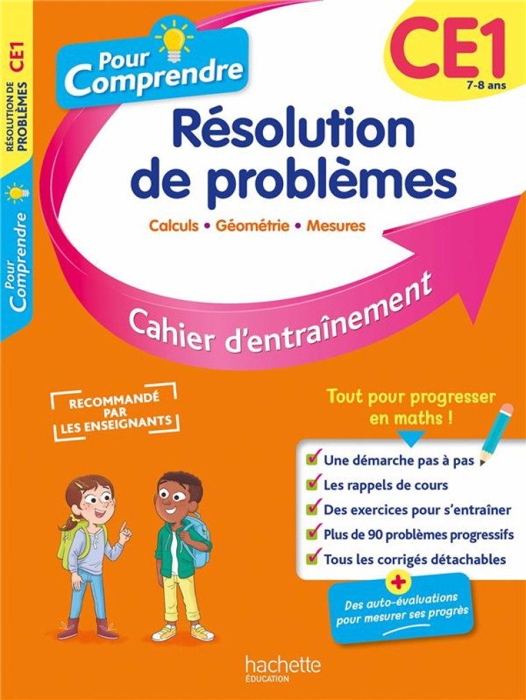 POUR COMPRENDRE RESOLUTION DE PROBLEMES CE1 - BERLION/VERCHERE - HACHETTE