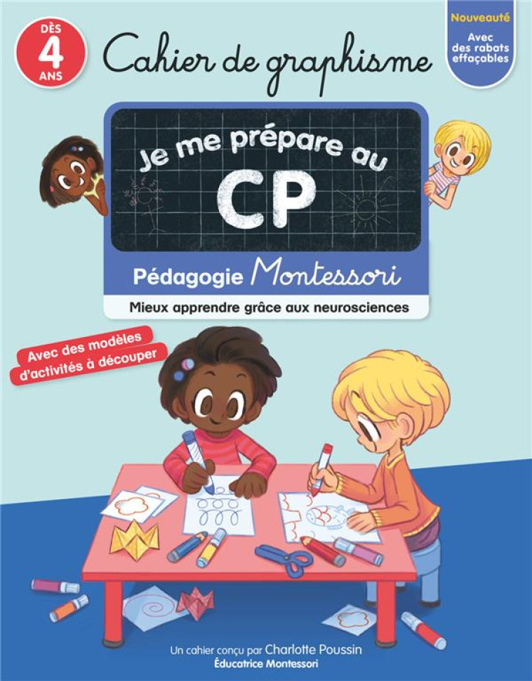 JE ME PREPARE AU CP - CAHIER DE GRAPHISME - POUSSIN/RISTORD - FLAMMARION