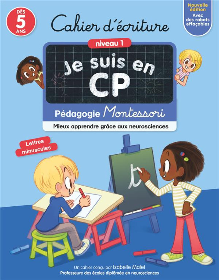 JE SUIS EN CP - CAHIER D-ECRITURE (NIVEAU 1) - MALET/RISTORD - FLAMMARION