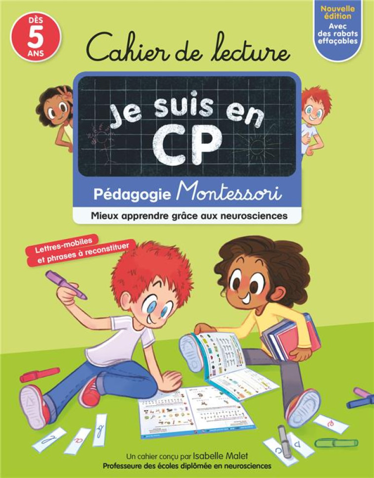 JE SUIS EN CP - CAHIER DE LECTURE - MALET/RISTORD - FLAMMARION