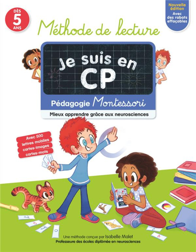 JE SUIS EN CP - METHODE DE LECTURE - PEDAGOGIE MONTESSORI - MIEUX APPRENDRE GRACE AUX NEUROSCIENCES - MALET/RISTORD - FLAMMARION