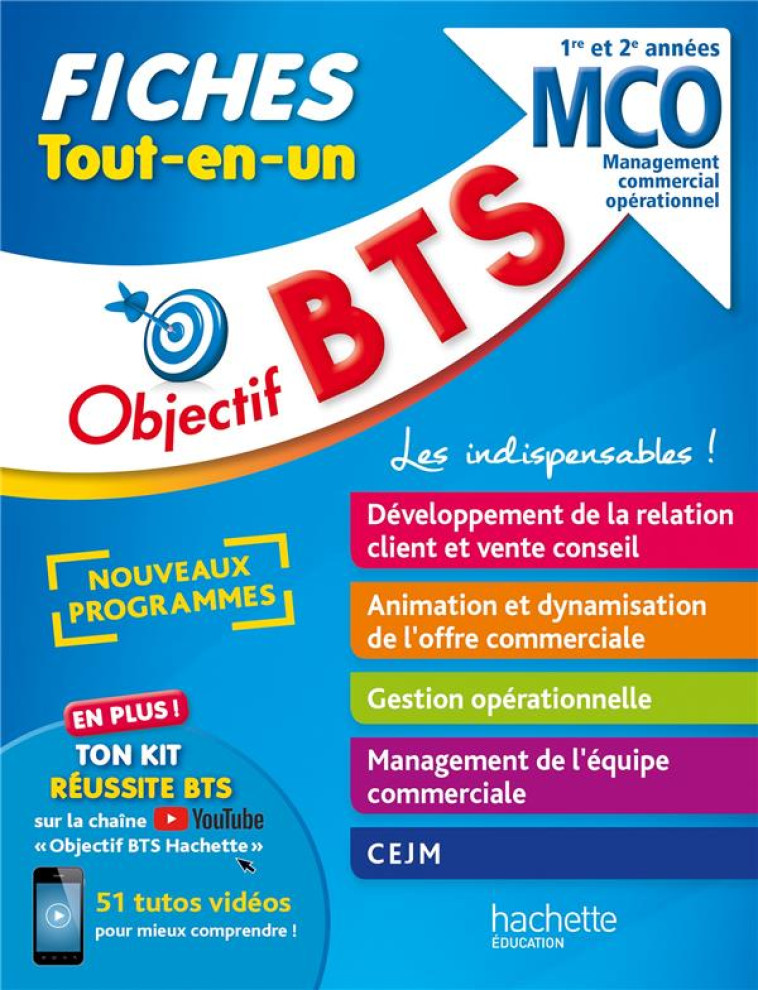 OBJECTIF BTS MCO -  FICHES TOUT-EN-UN - SEGUY-MASSON/LIARD - HACHETTE