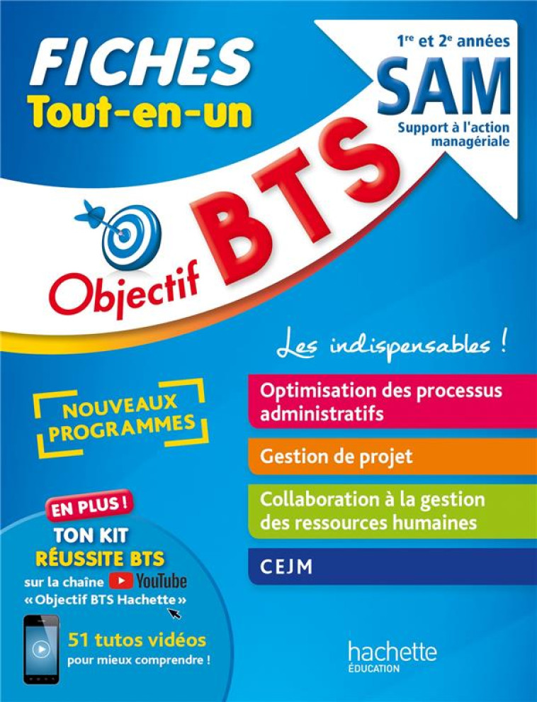 OBJECTIF BTS SAM -  FICHES TOUT-EN-UN - BONNEFOUS/DRAY - HACHETTE