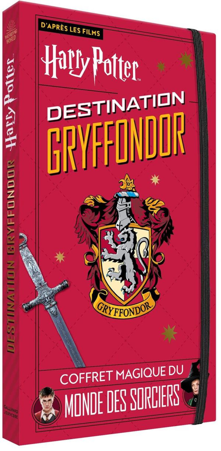 HARRY POTTER - DESTINATION GRYFFONDOR, COFFRET MAGIQUE DU MONDE DES SORCIERS - COLLECTIF - NC