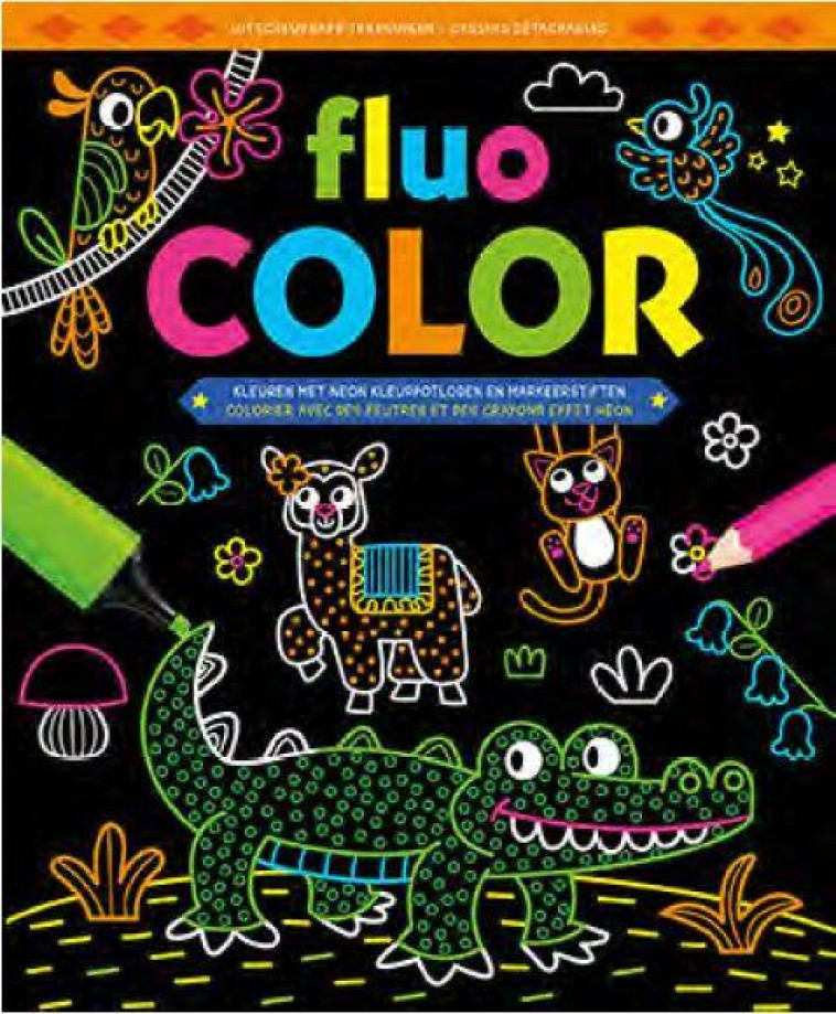 FLUO COLOR BLOC DE COLORIAGE - COLLECTIF - NC