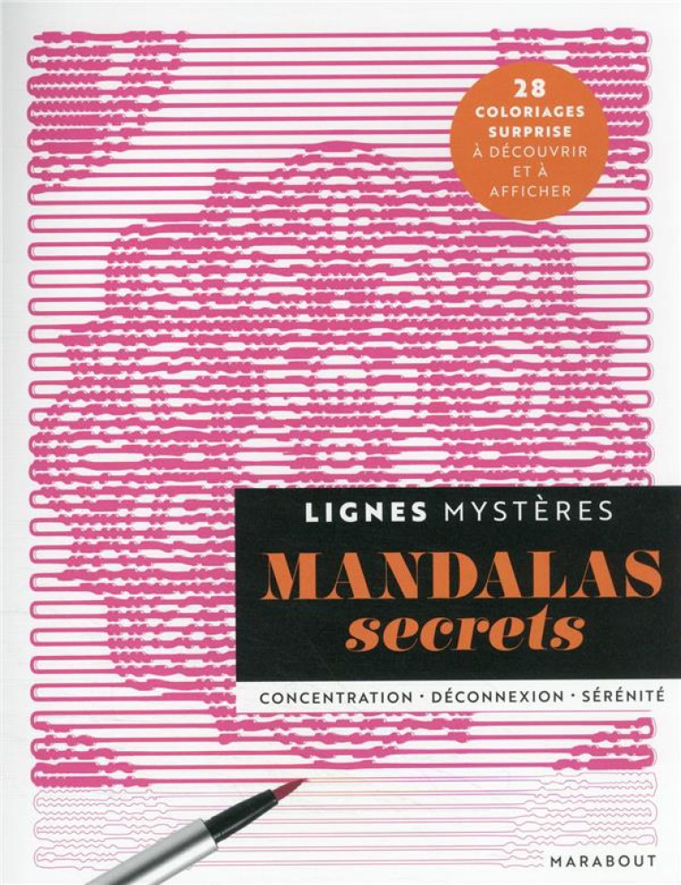 LIGNES MYSTERES - MANDALAS SECRETS - ELLISE - MARABOUT