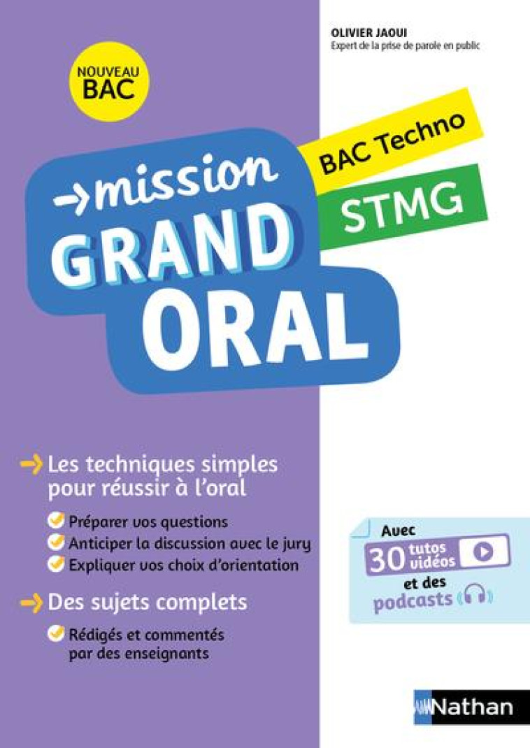 MISSION GRAND ORAL STMG - JAOUI/COPPENS - CLE INTERNAT