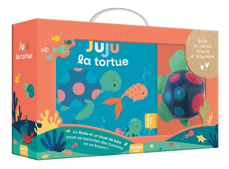 COFFRET DE BAIN - JUJU LA TORTUE - FLECK JAY - PHILIPPE AUZOU