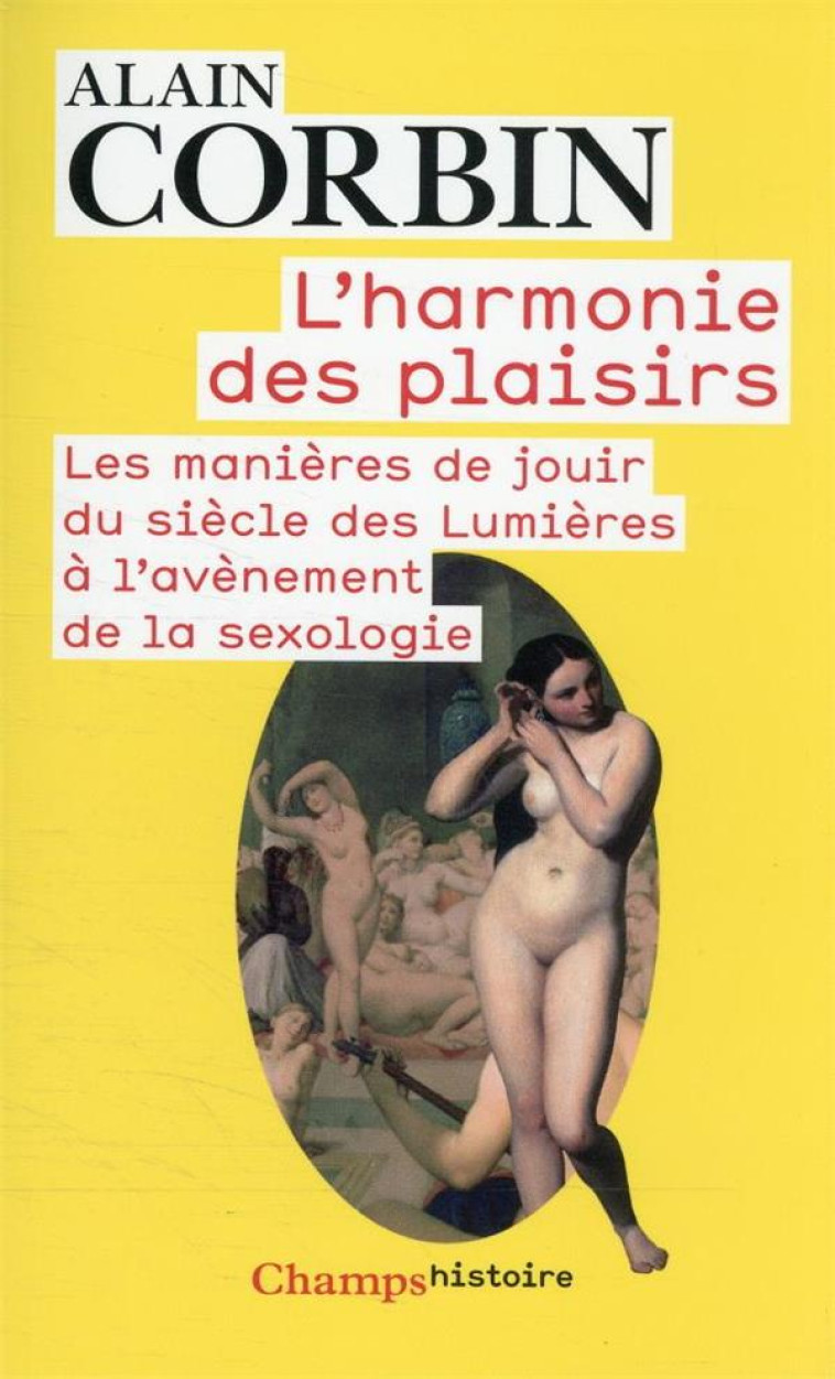 L'HARMONIE DES PLAISIRS - CORBIN ALAIN - FLAMMARION