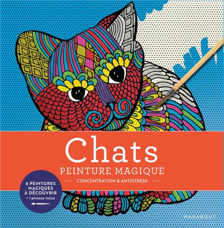 PEINTURE MAGIQUE CHATS - PEINTURE MAGIQUE - MARABOUT