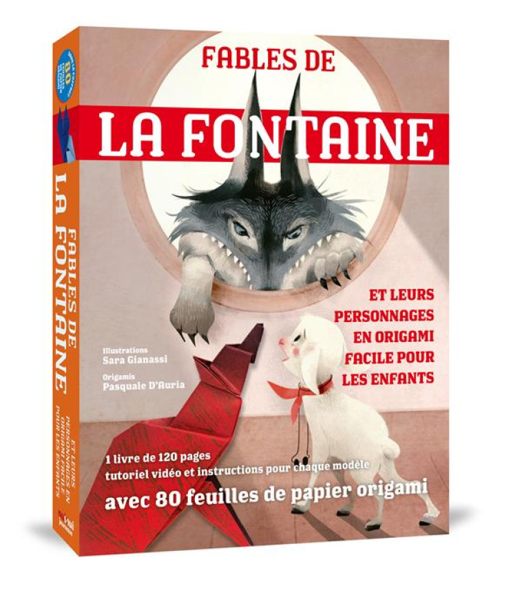 LES FABLES DE LA FONTAINE ET LES PERSONNAGES EN ORIGAMI - XXX - NUINUI JEUNESSE