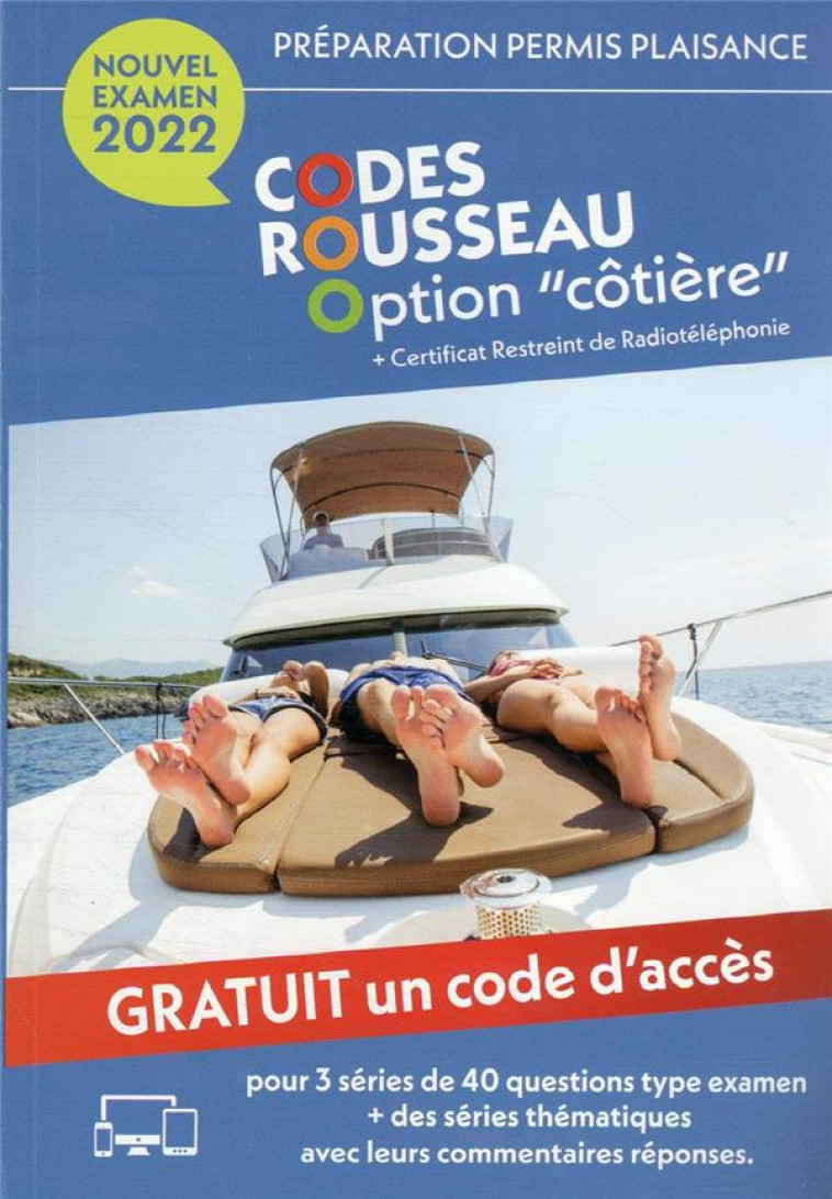 CODES ROUSSEAU - CODE PERMIS PLAISANCE OPTION COTIERE - XXX - MICHELIN