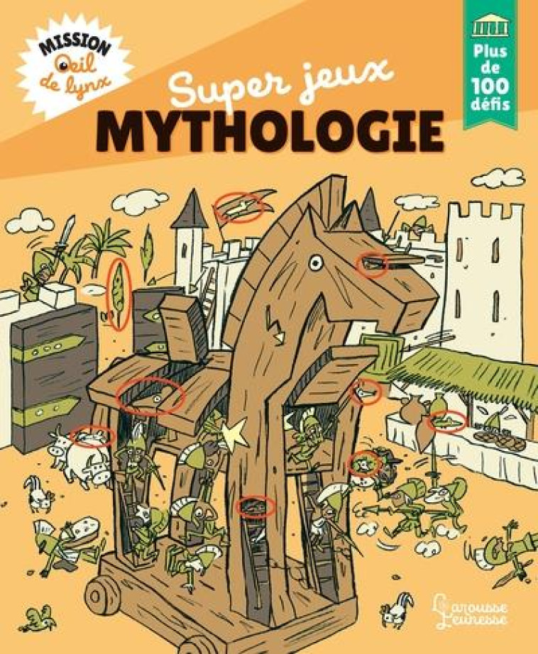 MISSION OEIL DE LYNX : SUPER JEUX MYTHOLOGIE - MEYER/BONTE - LAROUSSE