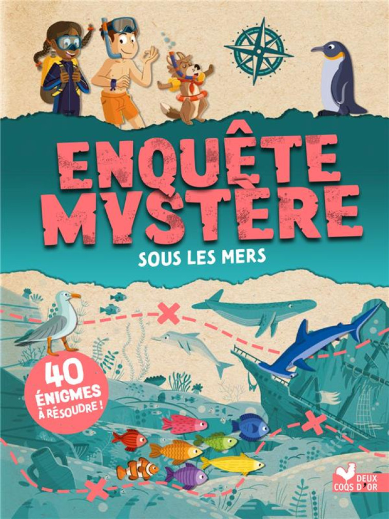 ENQUETE MYSTERE - SOUS LES MERS - MOLLICA/LIENARD - HACHETTE