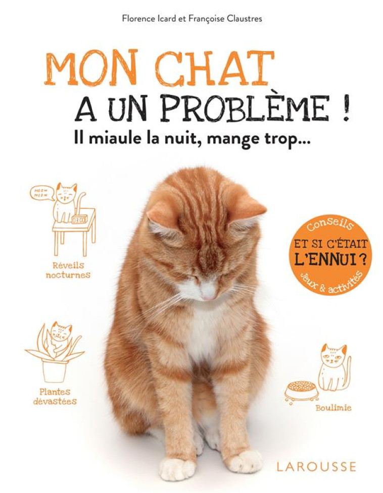 MON CHAT A UN PROBLEME - ICARD/CLAUSTRES - LAROUSSE