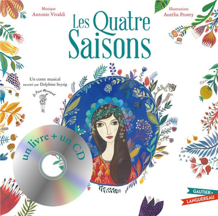 LES QUATRE SAISONS - LIVRE CD PETIT FORMAT - FRONTY/FREDERIC - HACHETTE