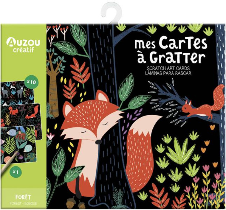 MA POCHETTE D'ARTISTE - MES CARTES A GRATTER  FORET NE - XXX - NC