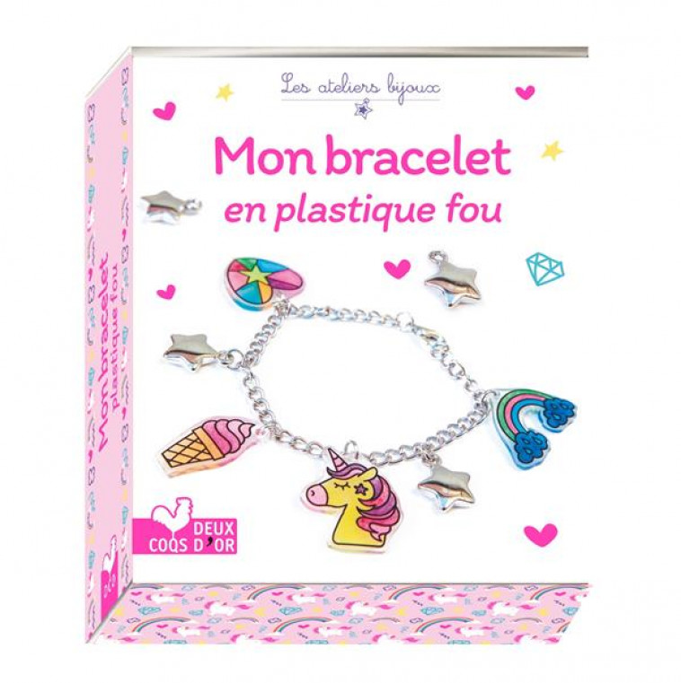 MON BRACELET PLASTIQUE FOU - MINI COFFRET AVEC ACCESSOIRES - COLOMINA/BOIRON - HACHETTE