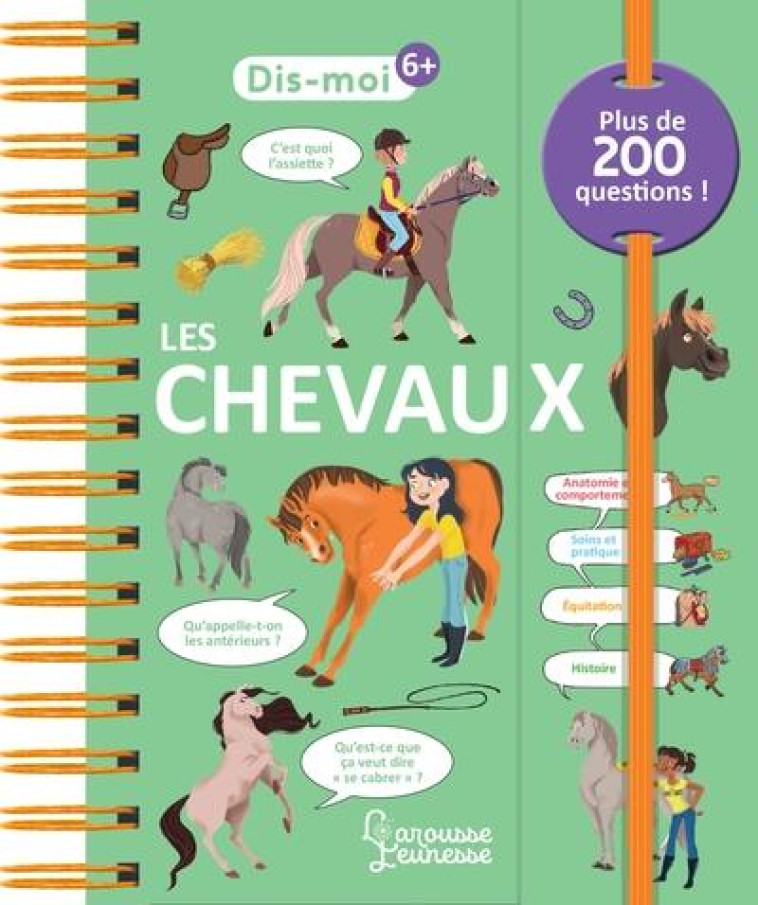 DIS-MOI ! LES CHEVAUX - GILLET EMILIE - LAROUSSE