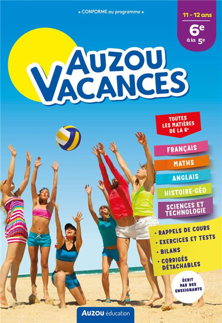 AUZOU VACANCES - DE LA 6E A LA 5E - COLLECTIF/AYRAULT - PHILIPPE AUZOU