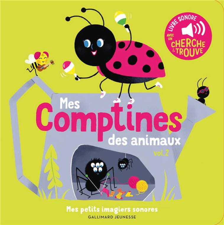 MES COMPTINES DES ANIMAUX T2 - VOL02 - DES SONS A ECOUTER, DES IMAGES A REGARDER - FOUQUIER - GALLIMARD