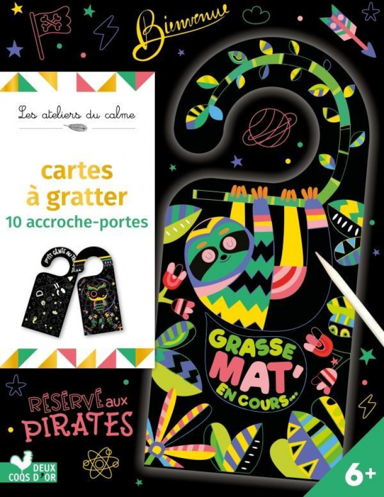 CARTES A GRATTER - 10 ACCROCHE-PORTES - SILEO/TCHATCHA - NC