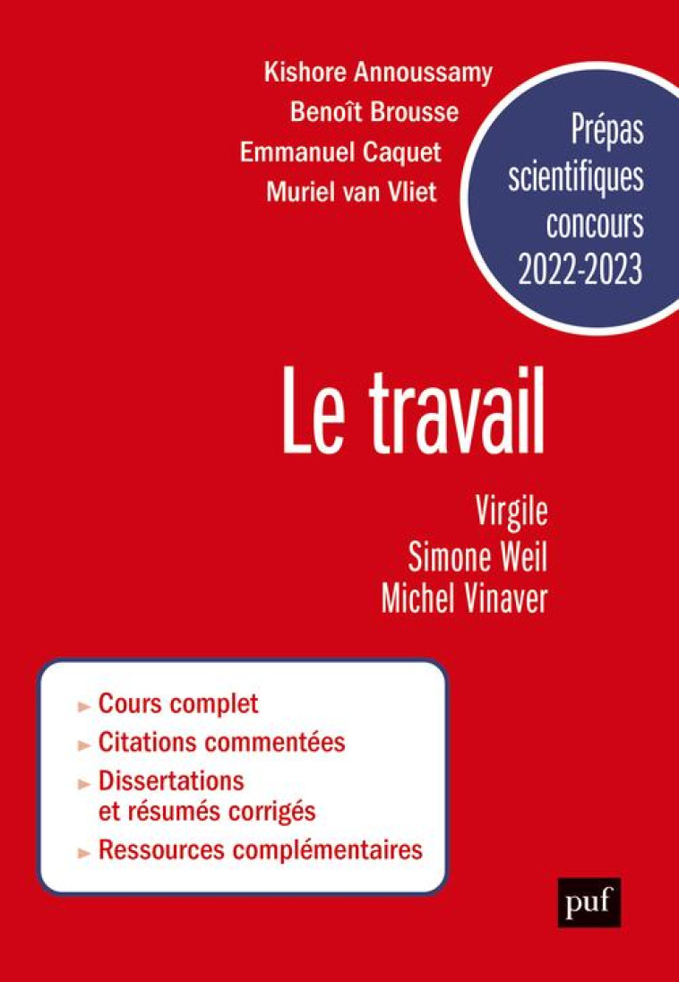 PREPAS SCIENTIFIQUES 2022-2023 - CAQUET/ANNOUSSAMY - PUF