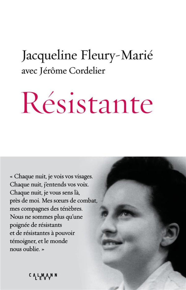 RESISTANTE - FLEURY-MARIE - CALMANN-LEVY