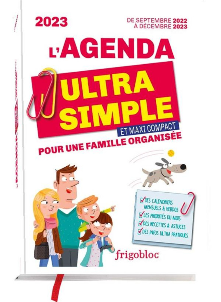 L'AGENDA ULTRA SIMPLE ET MAXI COMPACT POUR UNE FAMILLE ORGANISEE - XXX - NC