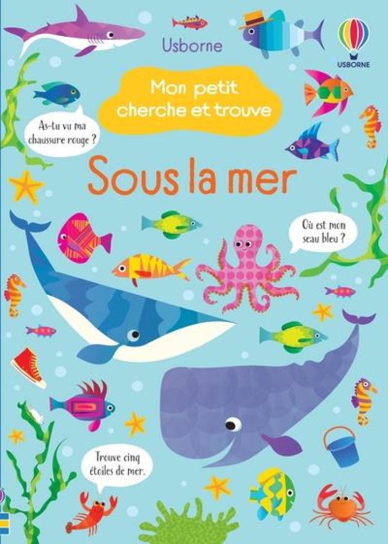 SOUS LA MER - MON PETIT CHERCHE ET TROUVE - ROBSON/LUCAS/RUSSELL - NC