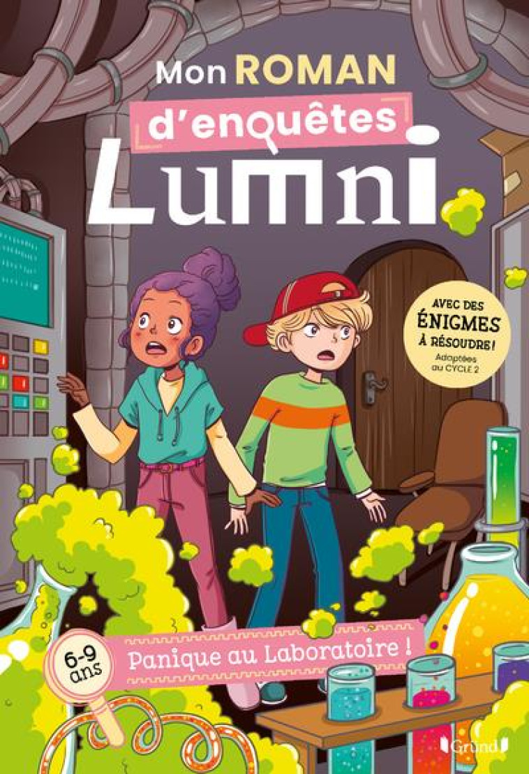 PANIQUE AU LABORATOIRE-MON ROMAN D'ENQUETES LUMNI (6-9 ANS) - - LUMNI/WENDLING - GRUND