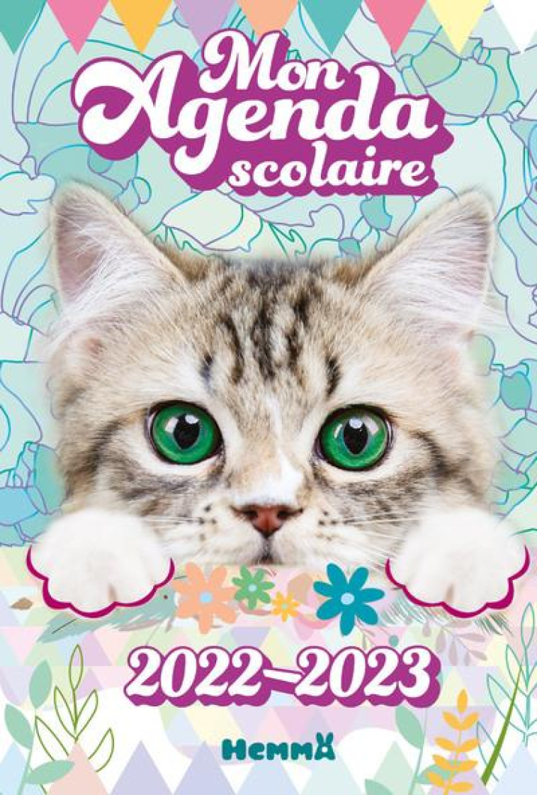 MON AGENDA SCOLAIRE 2022-2023 (CHAT) - COLLECTIF - NC