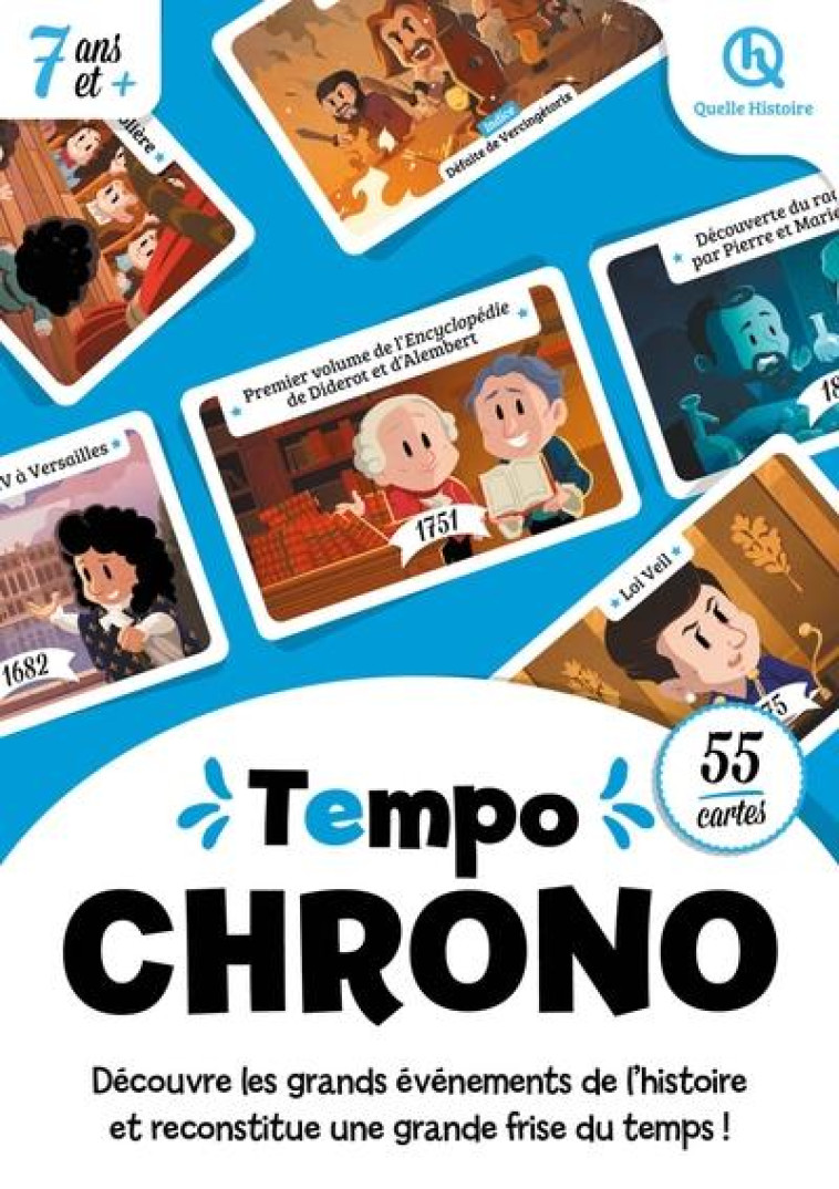 TEMPO CHRONO HISTOIRE DE FRANCE (2NDE ED) - JEU DE CHRONOLOGIE 7 ANS ET + - XXX - NC