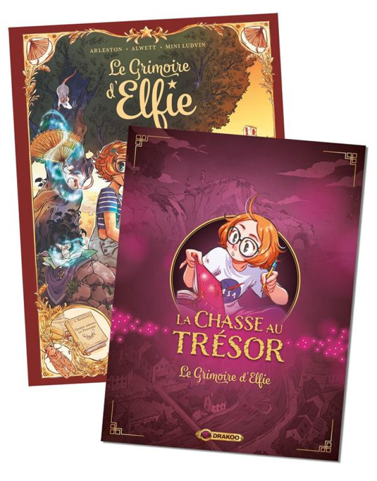 LE GRIMOIRE D'ELFIE - T02 + CHASSE AU TRESOR - LE DIT DES CIGALES - ARLESTON/ALWETT - DRAKOO