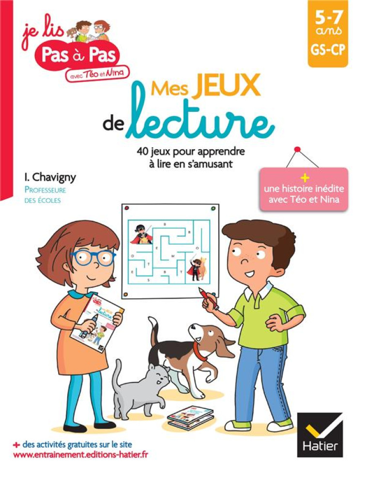 MES JEUX DE LECTURE GS-CP - CHAVIGNY - HATIER SCOLAIRE