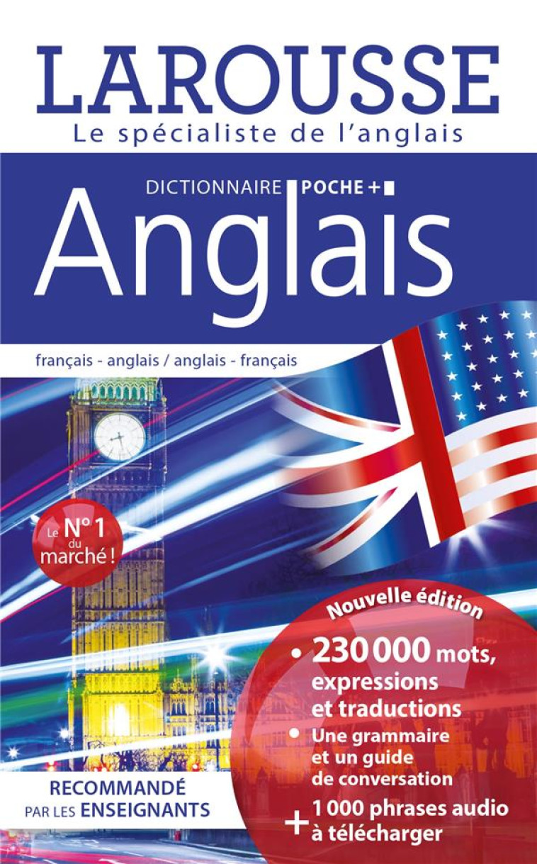 LAROUSSE DICTIONNAIRE POCHE PLUS ANGLAIS - XXX - LAROUSSE