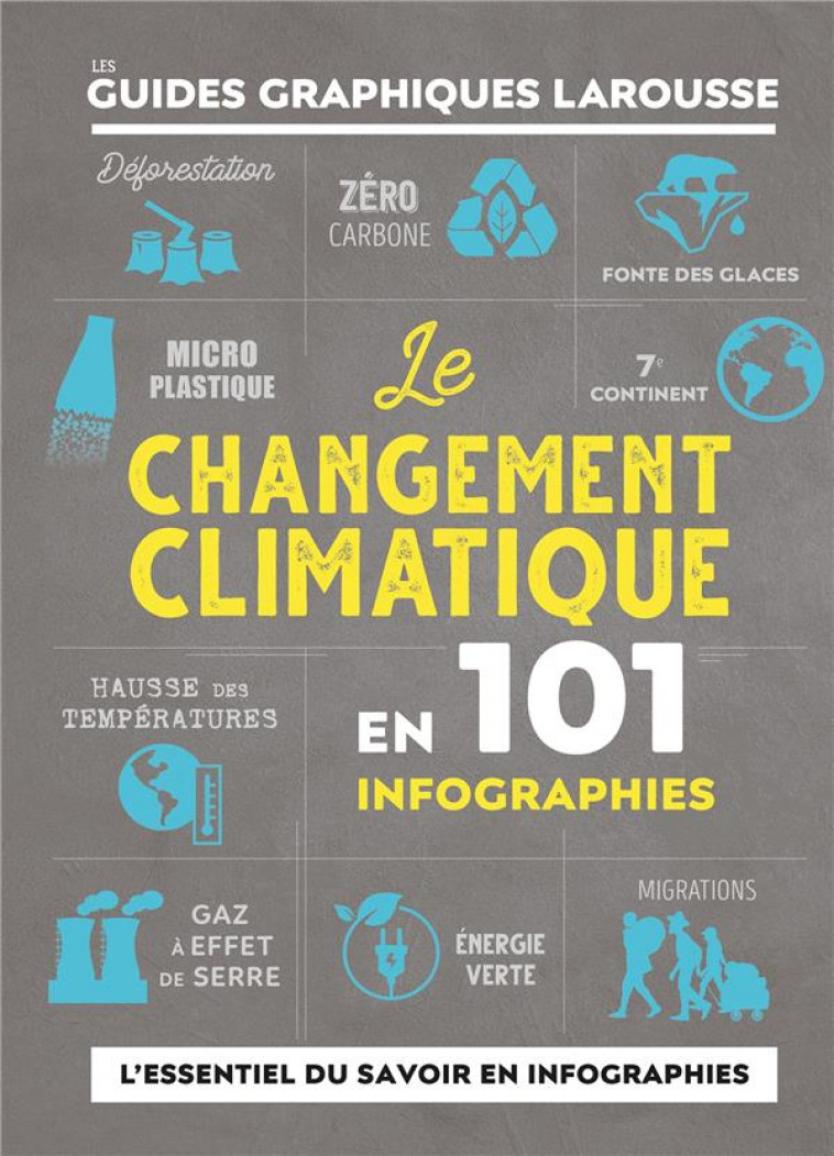 LE CHANGEMENT CLIMATIQUE EN 101 INFOGRAPHIES - F.BERKHOUT/D. HOOKE - LAROUSSE