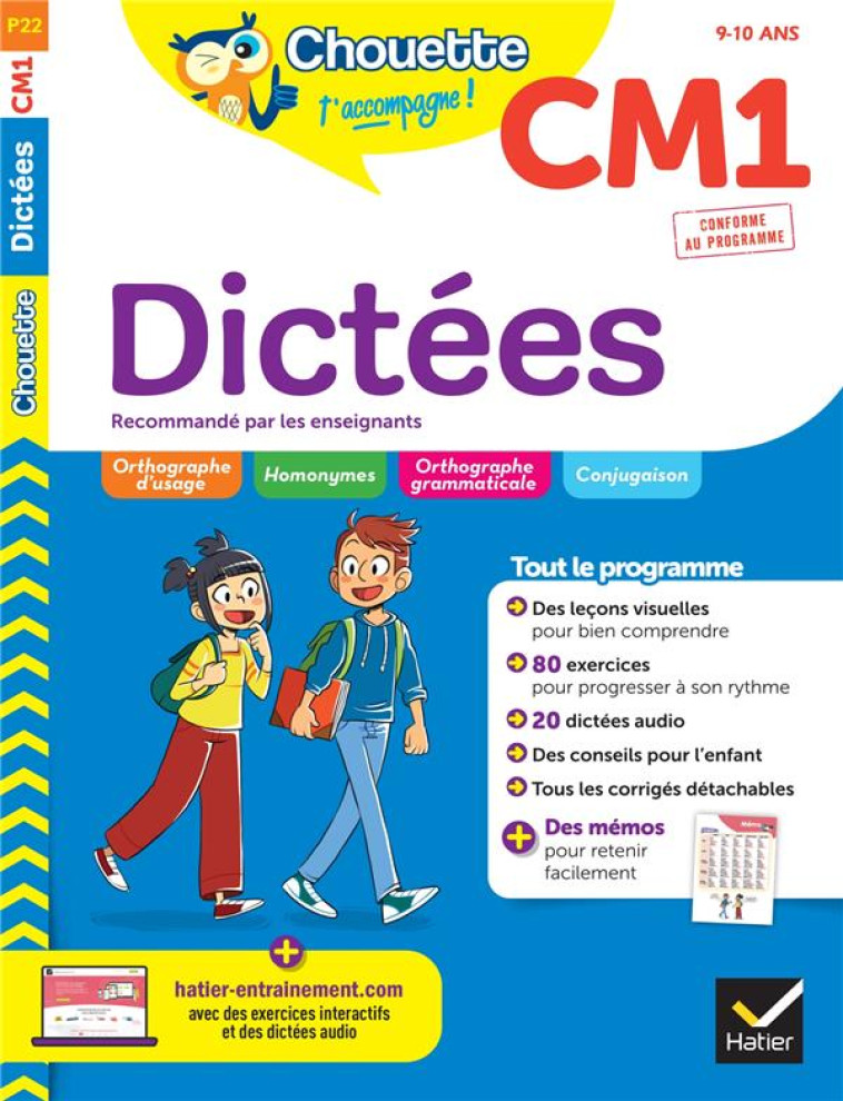 DICTEES CM1 - MARIENVAL VALERIE - HATIER SCOLAIRE