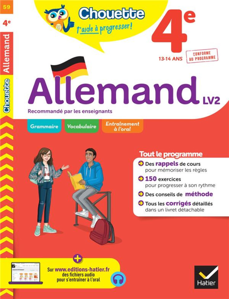 ALLEMAND 4E - LV2 (A1+, A2) - CAHIER DE REVISION ET D'ENTRAINEMENT - MUNOZ FRANCOISE - HATIER SCOLAIRE