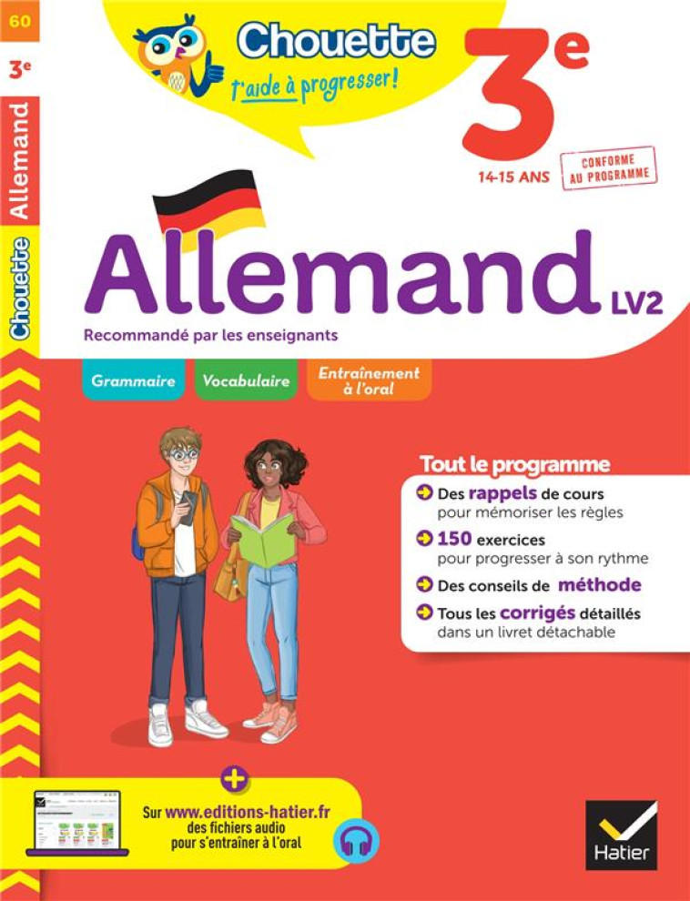 ALLEMAND 3E - LV2 (A2, A2+) - CAHIER DE REVISION ET D'ENTRAINEMENT - BOULARAND CATHERINE - HATIER SCOLAIRE