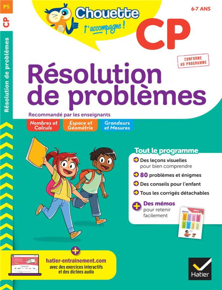 CHOUETTE CP RESOLUTION DE PROBLEMES - COLLETTE GERALDINE - HATIER SCOLAIRE