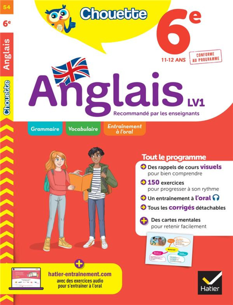 CHOUETTE 6E ANGLAIS - NEMNI-NATAF/TOUATI - HATIER SCOLAIRE